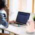 Cute Pet Humidifier with 300ml Water Tank, 10 Hours, 7 Color LED Lights, Auto Shut-off (Pink)