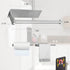 Kitchen,Refrigerator,Grill,Toolbox,Garage,Shop Paper Towel Holders Magnetic Steel Brushed Towel Roll Holders