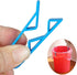 Melostu 20Pcs Plastic Kitchen Garbage Bin Clip, Washroom Trash Can Bag Clips, Waste Basket Garbage Bin Clamp,Rubbish