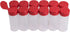 Pinnacle Mercantile Round Spice Jars, 4oz with Sifter Lids (12-Pack), Clear, Empty, Reusable Containers for Herbs,