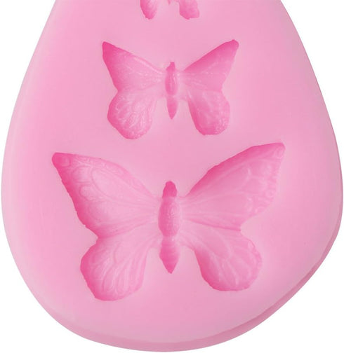 Silicone Butterfly Mold for Chocolate, Fondant Candy Molds for Homemade Cake DIY