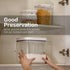 5.5 /5.81qt/5kg Flour Container - L Large Flour Dispenser Keep Your Flour Fresh and Dry Easily with Kitchen Essential