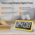 7.8 3 4 3 Countdown Count VOCOO Digital Kitchen Timer with Extra Large Display, Magnetic, Brightness, Alarms and Volume