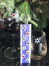 Magnetic Wine Glass Charms & Markers - Set of 8 - Crystal Snowflake for Christmas or Holiday Parties