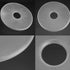 Non-stick Round Fruit Leather Roll Up Tray, Silicone Dehydrator Sheets for Food Machine Dryer, Fruit Roll Sheets