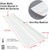 Silicone Stove Counter Gap Cover (2 Pack), Easy Clean Heat Resistant Kitchen Gap Filler, 30 in, White