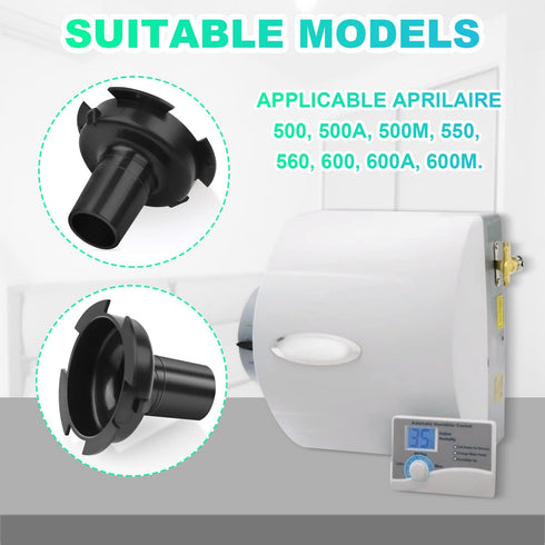 4223 Drain Spud for Aprilaire 600 Humidifier, Nipple Funnel Fit Models: 500 & 600