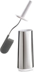 Joseph Joseph Flex Hygienic Silicone Toilet Brush with Slim Holder Set, Flexible