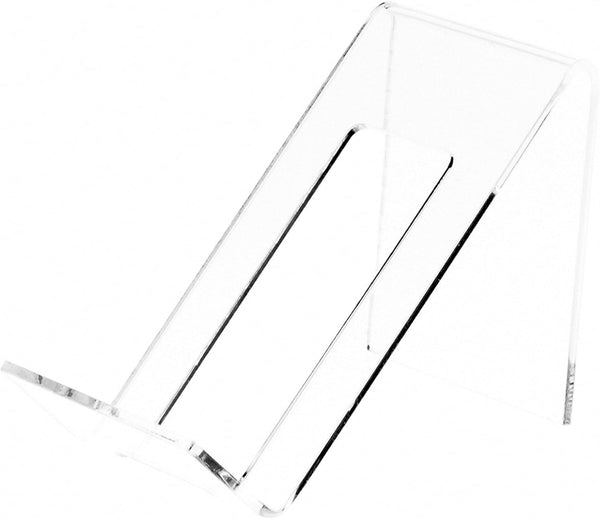 Plymor Clear Acrylic Cell Phone Display Stand, 2" W x 3.5" D x 2.75" H (6 Pack)