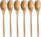 AOOSY 6 Pieces Wooden Spoons Set, 9 Inch Japanese Natural Ellipse for Cooking Mixing Stirring