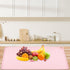 Pink Baking Mat - Reusable Multipurpose Kid Placemat, Silicone Heat Resistant Kitchen Countertop Dough Pad 23.6'' x