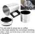 Travel Kettle for Car, 500ml Fast Boil Electric Kettle, Stainless Steel Thermal Heated Mug for Tea, Coffee, 12V