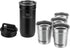 Stanley Adventure Pre-Party Shot Glass Set | 4 Stainless Steel 2 oz Shot Glasses in Travel Case | Matte Black