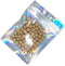 PABCK 100 Pcs Resealable Foil Zipper Lock Pouch, 2.9x3.9inch for Food Storage, Heat Seal Pouch