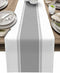 Futuregrace Grey Table Runners Stripes Table Runner Dresser Scarves 72 inches Long,Non Slip