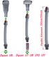 Flexible Extension Hose & Vacuum Attachments - Replacement Parts for Dyson V11 V10 V8 V7 V6 DC74 DC62