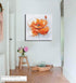 Niwo ART - Orange Poppies Flower Canvas Wall Art Home Decor, Framed and Ready to Hang