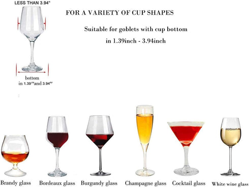 Wine Glass Rack, Under Cabinet Stemware Holder, Metal Organizer for Kitchen Bar (Gold, 3 Rows 1 Pack)