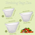 5PCS Ultra Fine Mesh Strainer Bags, Cheese Cloth Bags for Straining, Reusable Nylon Cheese Cloth Filter Bag for Filter