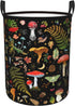 Yossyaog Mushroom Laundry Basket, Mushroom Decor Laundry Bag with Handles-Collapsible Storage Bin Mushroom