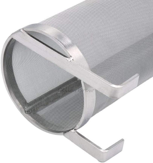 JoyTube 4"x10" 300 Micron Spider Strainer Mesh, Hops for Home Beer Brewing Filter Kettle