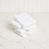 Bar Mop Cleaning Towels, Set of 6, 100% Cotton, 16” x 19”, Brilliant White, Machine Washable