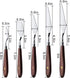 Cake Cream Spatula Set - 5 Pieces Stainless Steel Frosting Baking Pastry Tool for Decorating
