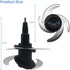 4 Blade Ninja Blender Blade Replacement Parts, Compatible with 64oz(8Cup)72oz(9Cup) Food Processor Bowl, Auto iQ
