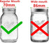 2 Pack Mason Jar Shaker Lids, 304 Stainless Steel with Silicone Seals for Spices, Flour, Sugar, Salt, Peppers