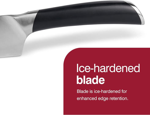Zyliss Comfort Pro Utility Knife - Full Tang Meat & Vegetable Knife, Ice Hardened Stainless Steel Cutter,