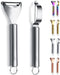 Kyraton Y Shaped and I Shaped Potato Vegetable and Fruit Peelers, Quality Stainless Steel, Set of 2