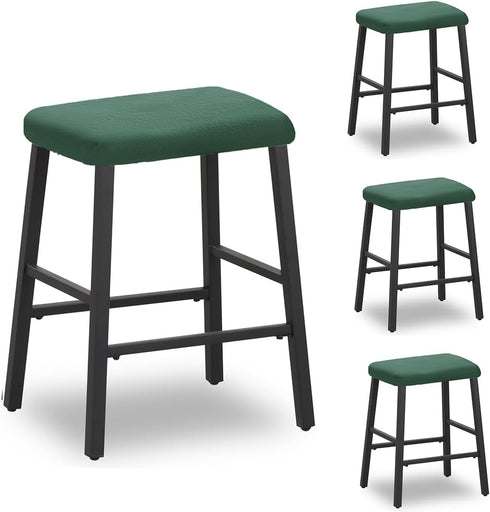 Deisy Dee Velvet Rectangle Vanity Stool Covers, Small Footstool Ottoman Covers Pack