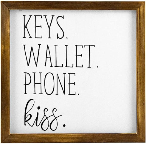 Rustic Wood Sign by Fprqlyze | Kitchen Decor | 12 x 18 inches | Retro Colors and Rustic Design