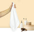 12 Chakir Turkish Linens Premium Cotton Absorbent Turkish Towels (Washcloths - Piece, White)