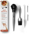 Liquid Solution Turkey Baster 5 Piece Set, Includes Baster, Basting Brush, Flavor Injector for Cooking and Barbecue