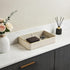 PU Leather Valet Tray,Desk Organizer Tray Nightstand Organizer Trinket Dish Storage Key Bowl Decorative Trays for Phone