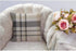 HGOD DESIGNS Plaid Throw Pillow Cover - Traditional Gingham in Black Beige and White - Decorative Cushion Cover 18x18
