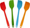 zYoung 4 Pcs Silicone Spatulas, Heat Resistant Rubber Scrapers, Seamless One Piece Design, Small Baking Mixing Tool