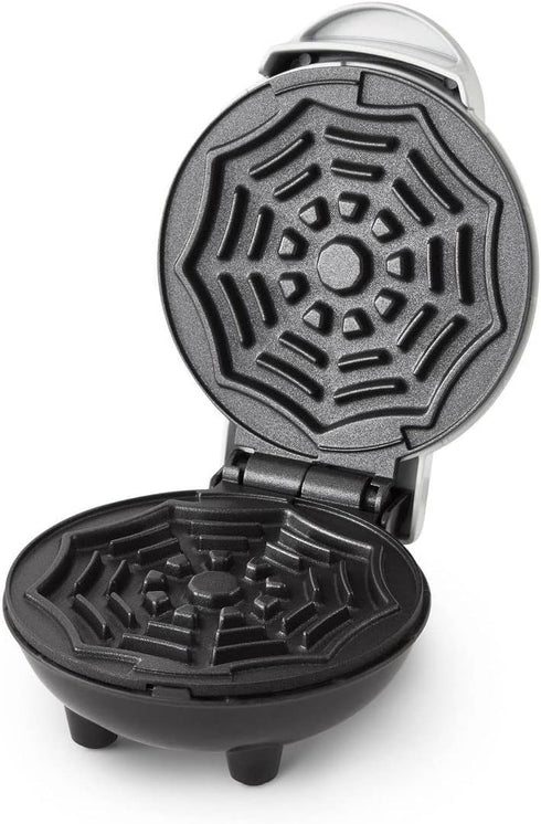 SPIDERWEB MINI WAFFLE MAKER (White)