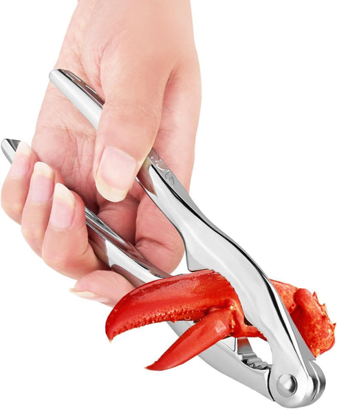 New Star Foodservice 24142 Heavy Duty Lobster Cracker, Chrome Plated Zinc Alloy, 6-1/4", Set of 6