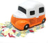 allydrew Cute Portable Mini Vacuum Cleaner for Home and Office, Orange Truck