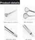 L/V Stainless Steel Kitchen Tongs, Adjustable Range Cooking Tongs for Salad, Barbecue, and Toast, Multifunction Locking