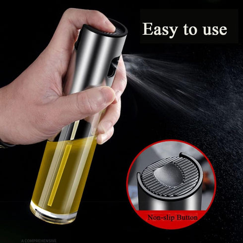 Oil Sprayer for Cooking, Olive Oil Mister for Air Fryer, Portable Mini Kitchen Gadget for Baking, Salad, Grilling