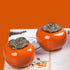 NUOBESTY Ceramics Glazed Persimmon Tea Storage Containers - Sealed Jar for Tea Coffee Spice Orange