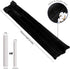 GDHOMM Under Door Draft Stopper Door Sweep Noise Blocker Weather Stripping Adjustable Size 30"-36" Gap Filler & Seal,