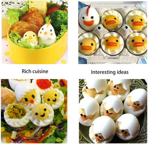 Novo Tee Set Multifunctional Egg Decorator and Cutter - Can Be Used As a Fruit Slicer - Exquisite Kitchen Accessories