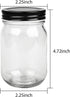 QAPPDA Mason Jars, Glass Jars with Lids, 12 oz, Canning Jars for Kitchen Storage, Set of 20