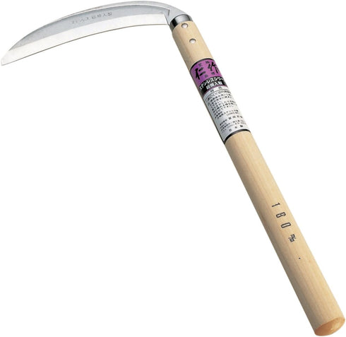 ????(Tomita Cutlery) Ninsaku No.130 Stainless Steel Crescent Scythe Sickle, 7.1 inches (180 mm) by nisaku