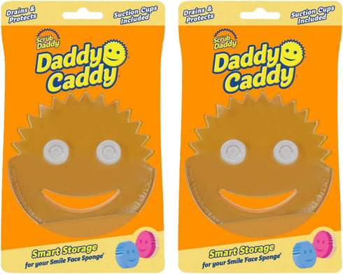 Scrub Daddy Holder for Sink Caddy Dish Sponge & Cleaning Organiser, Quick