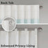 Madison Park Window Curtain Single Panel, Faux Silk, Rod Pocket, Room Darkening for Living Room, 50x84, Aqua